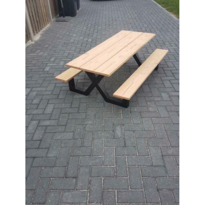 picknicktafel industrieel stoer kindermodel nieuw!