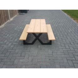 picknicktafel industrieel stoer kindermodel nieuw!