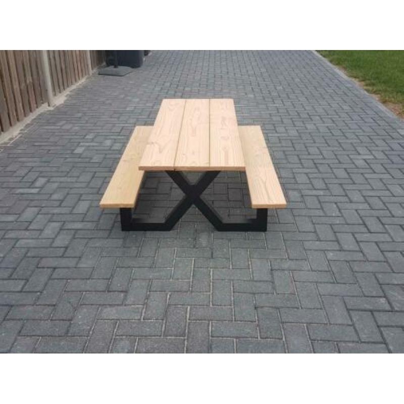 picknicktafel industrieel stoer kindermodel nieuw!