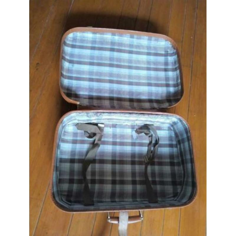 Oud retro koffer