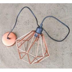 Moderne hanglamp van koperdraad