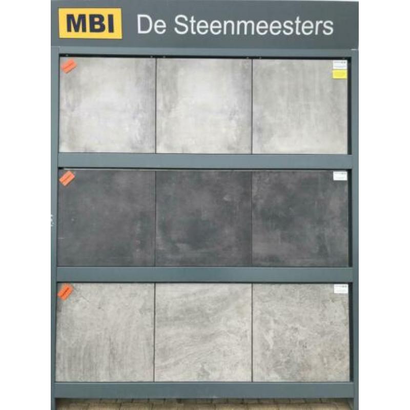 Aanbieding GeoCeramica 60x60x4 Vecchia antra grey
