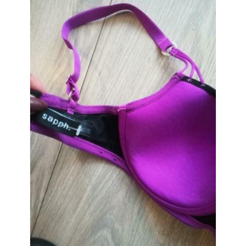 Sapph zwart paars zgan 75D