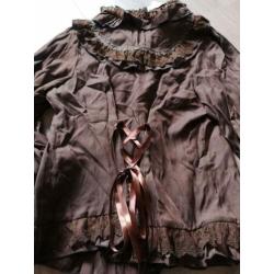 Nieuw Lolita blouse bruin Magic Tea Party XL valt als M L