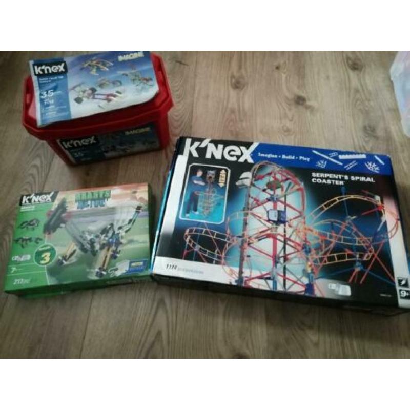 Knex. Achtbaan, boot, enz