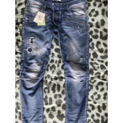 Pierre Balmain biker jeans
