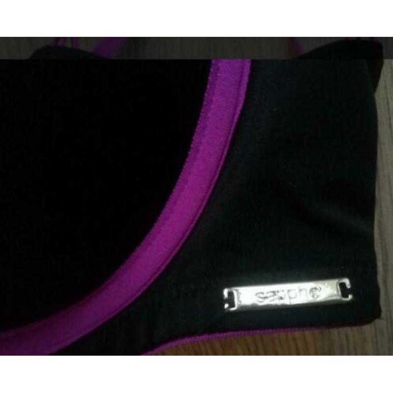 Sapph zwart paars zgan 75D
