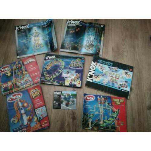 Knex. Achtbaan, boot, enz