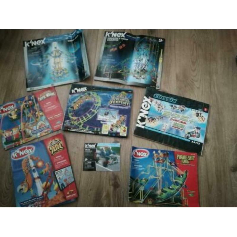Knex. Achtbaan, boot, enz