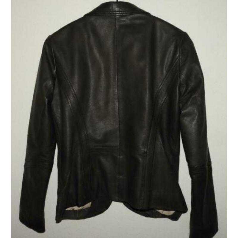 Mooi leren kort zacht leren jasje blazer Rino en Pelle M 38