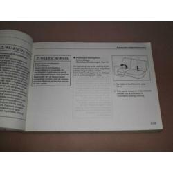Handleiding/ instructieboekje Mazda 626/ 1999
