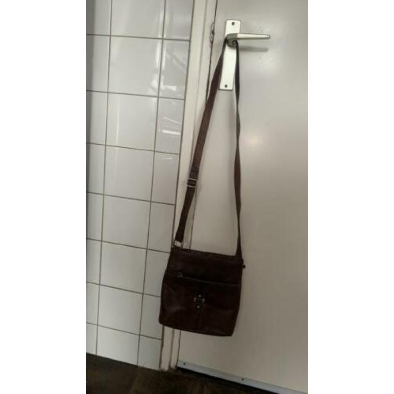 Schoudertas dames leer