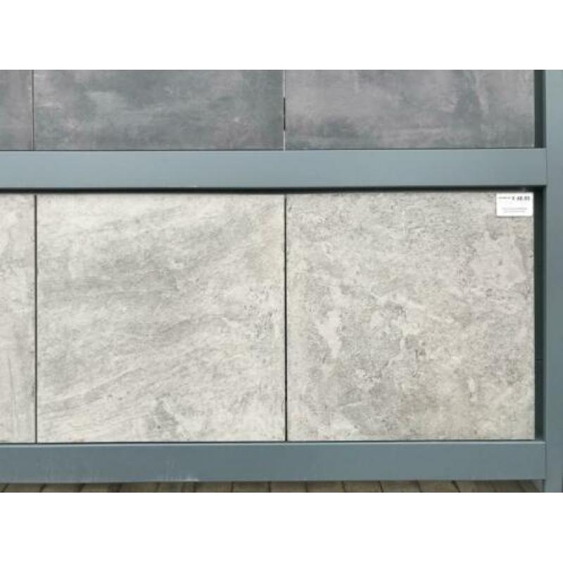 Aanbieding GeoCeramica 60x60x4 Vecchia antra grey