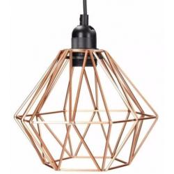 Moderne hanglamp van koperdraad
