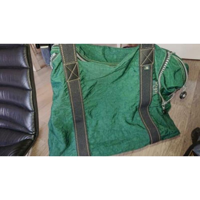 Kipling tas shopper groen