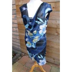 Jurk blauw Anna Scott mt XL