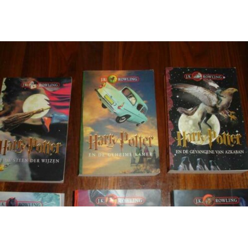 Harry potter boeken set deel 1,2,3,4,5,6 softcover!