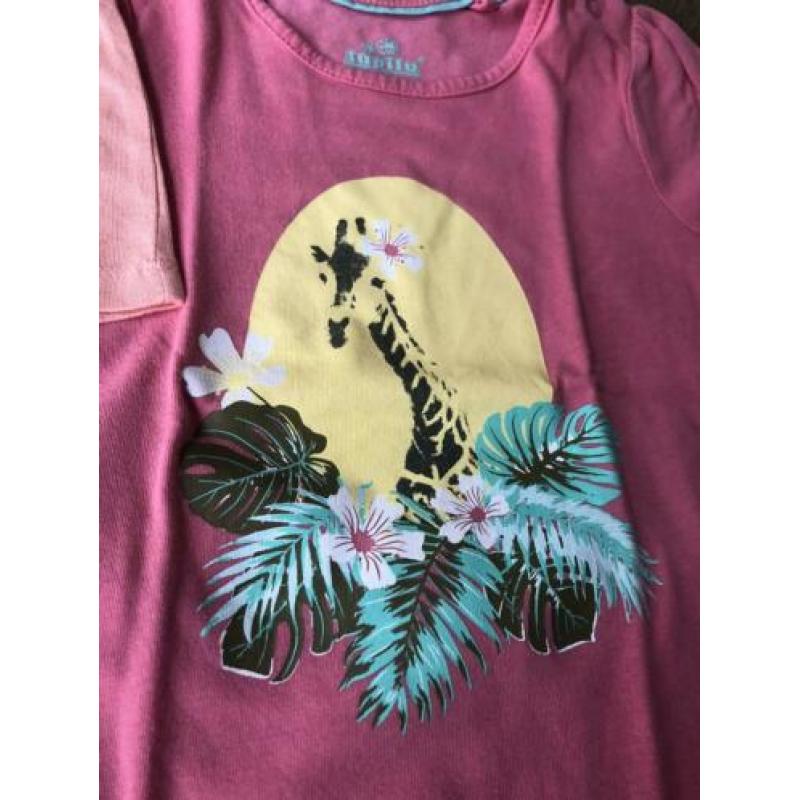 3x shirt tshirt 2x legging top Meisjeskleding broekje 86 92