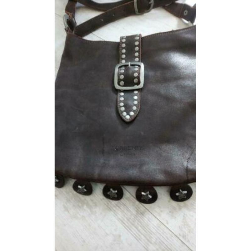 Gave leren crossbody /schoudertas ?? nieuw