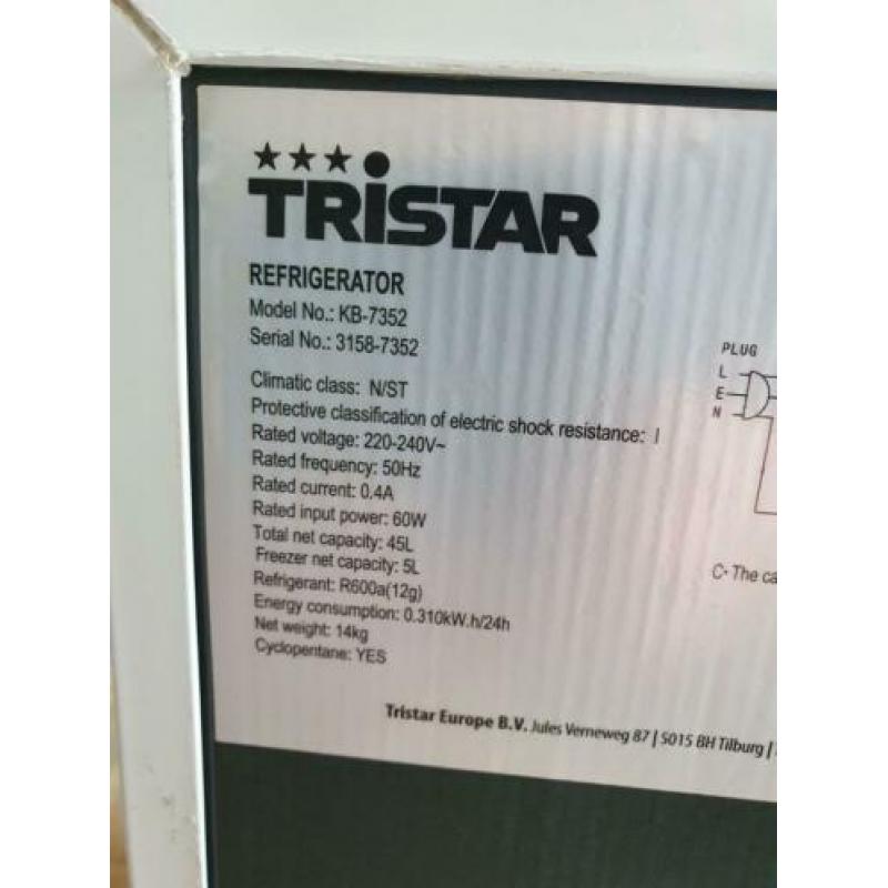 Tristar koelkast KB-7352