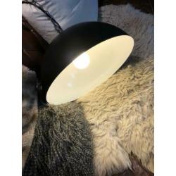 Industriele hanglamp mat zwart aan ketting