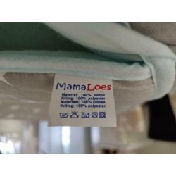MamaLoes Omkeerbaar Babynest grijs/mint