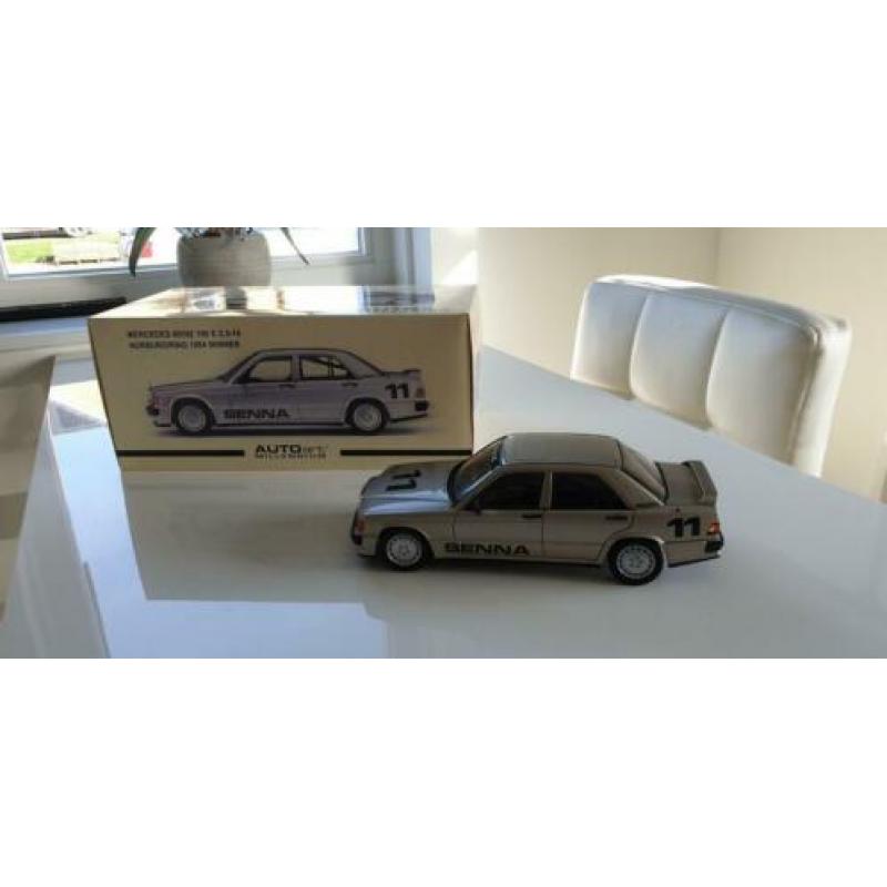 1:18 AutoArt Mercedes 2.3-16V Nürburgring winner 1984 Senna