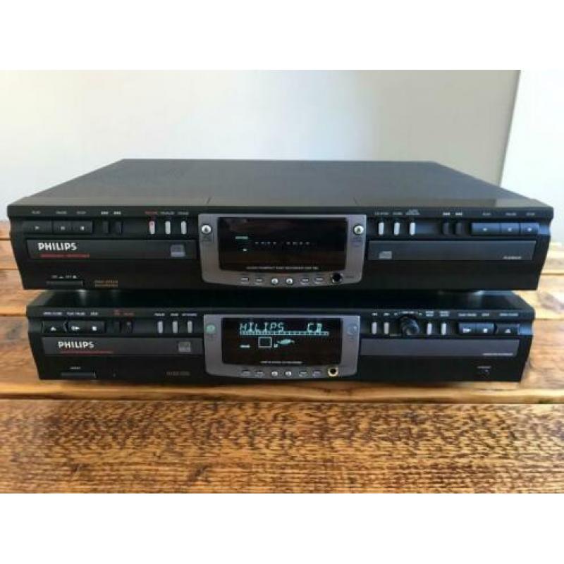 Philips CDR-765 en CDR-775 cd speler/cdr spelers CD recorder