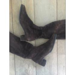 Peter Kaiser laarzen bruinn suede maat 39-40(6,5)