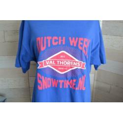 blauw shirt van dutch week in maat L- zgan - n99