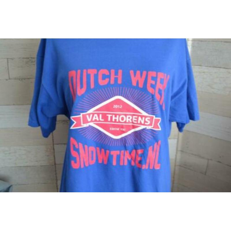 blauw shirt van dutch week in maat L- zgan - n99