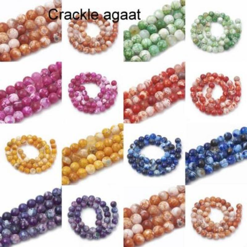 Voordelige snoeren natuur- en (half)edelsteen vanaf € 0,95