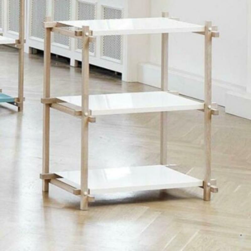 HAY Woody Column Kast Wandrek Rek plankenkast Low Wit NEW*