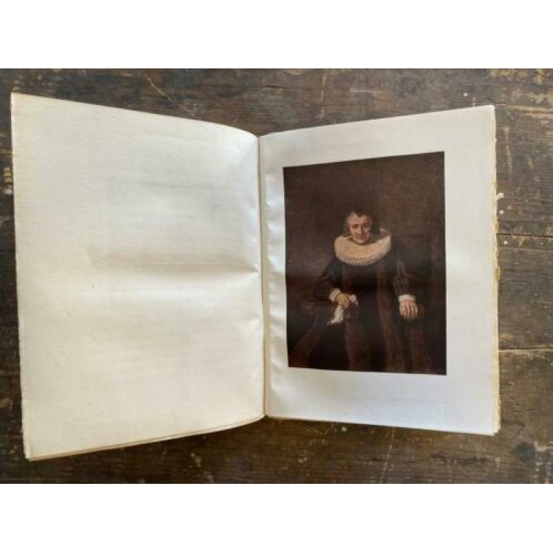 Rembrandt Masterpieces in colour antiek prentenboek