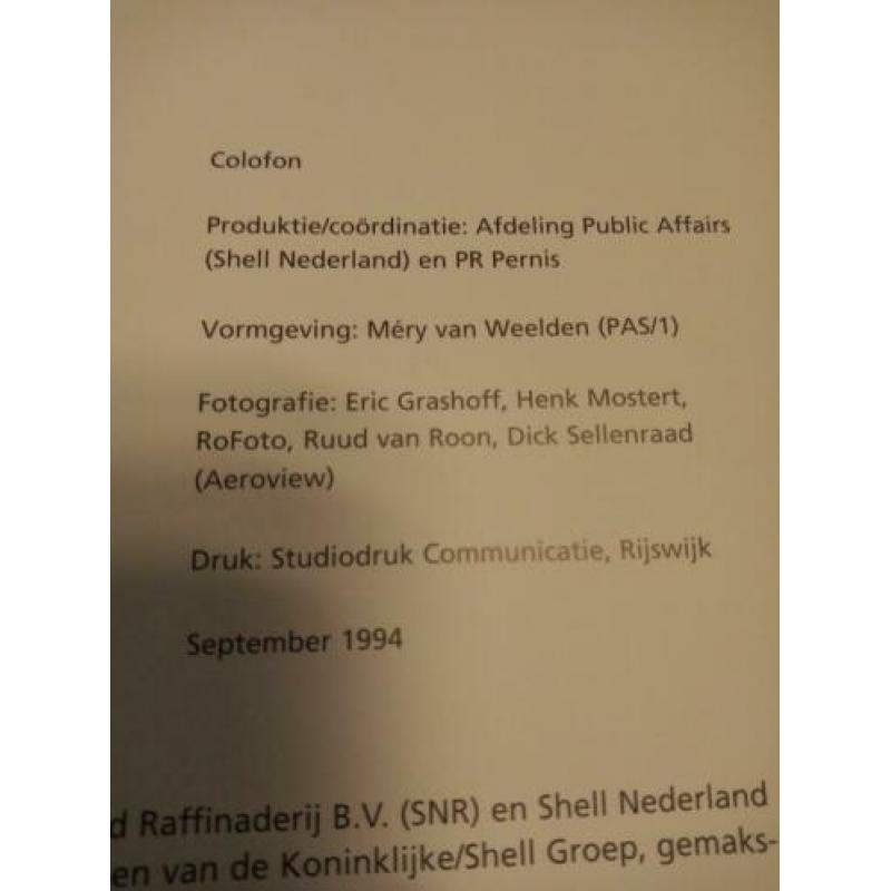 Boekje Shell Pernis 1994 26 pagina's
