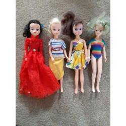 Barbies, andere poppen, bijbehorende kleding en meubels