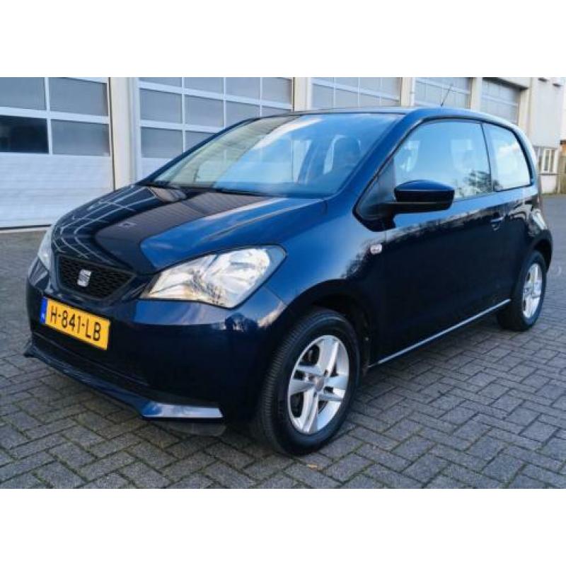 Seat MII 1.0 44KW 2013 Blauw airco elektrische pakket