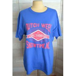 blauw shirt van dutch week in maat L- zgan - n99