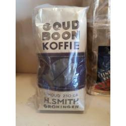 Originele koffie suiker en thee in verpakking