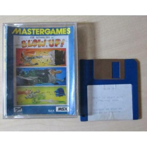 Msx spel op diskette Mastergames Blow Up