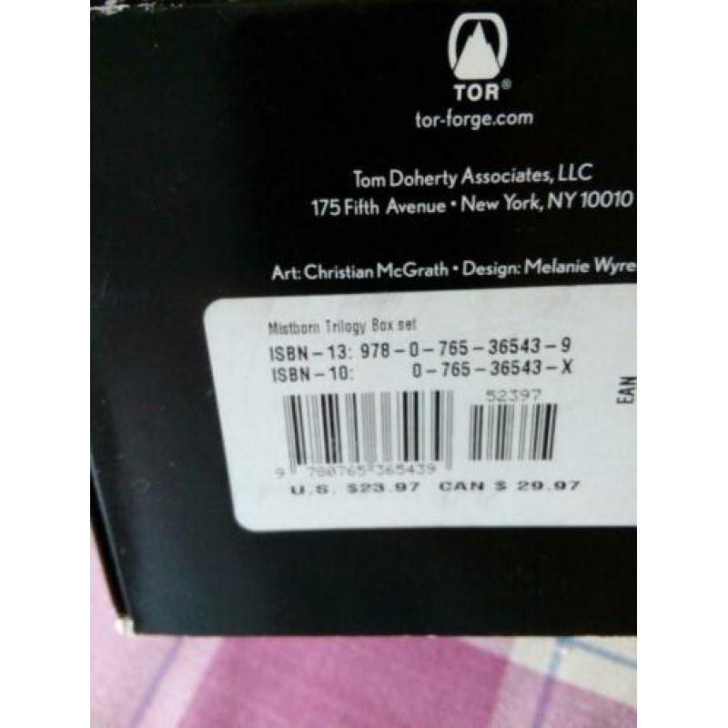 Brandon Sanderson The Mistborn Trilogy Boxset