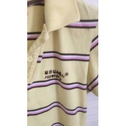 Mooi geel Superdry poloshirt mt S
