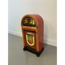 Wurlitzer OMT Look CD kastje - retro opbergkast