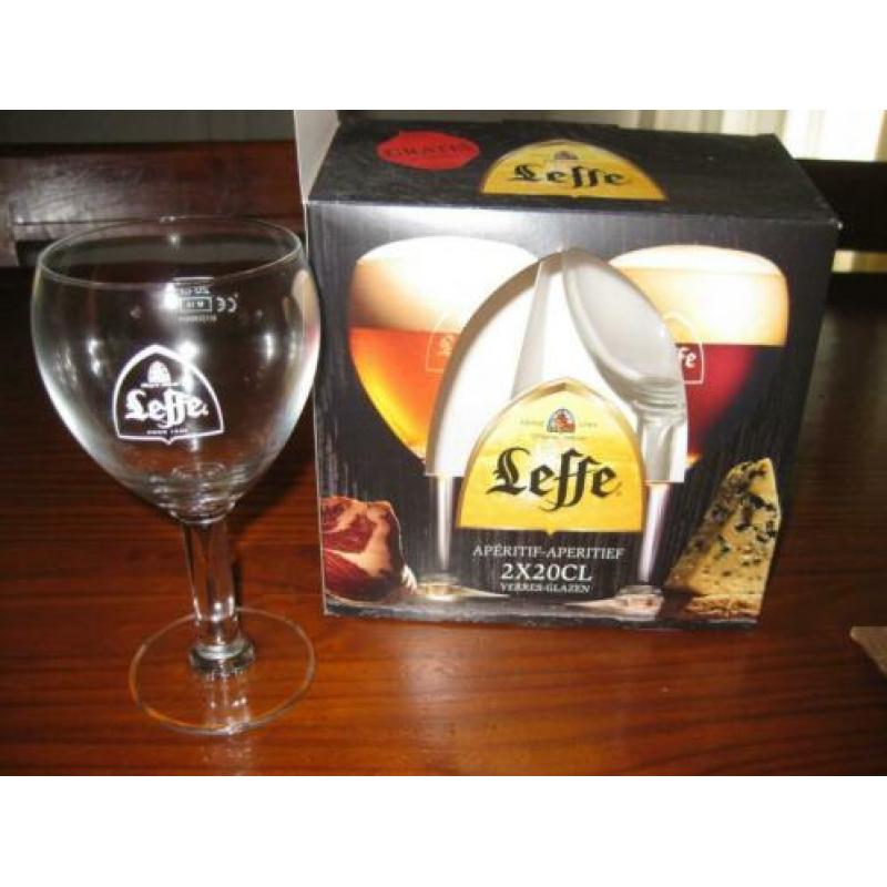 Bierglas bierglazen jopen, leffe, leffe royale , leffe enz.