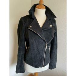 H&M suede jasje maat 34