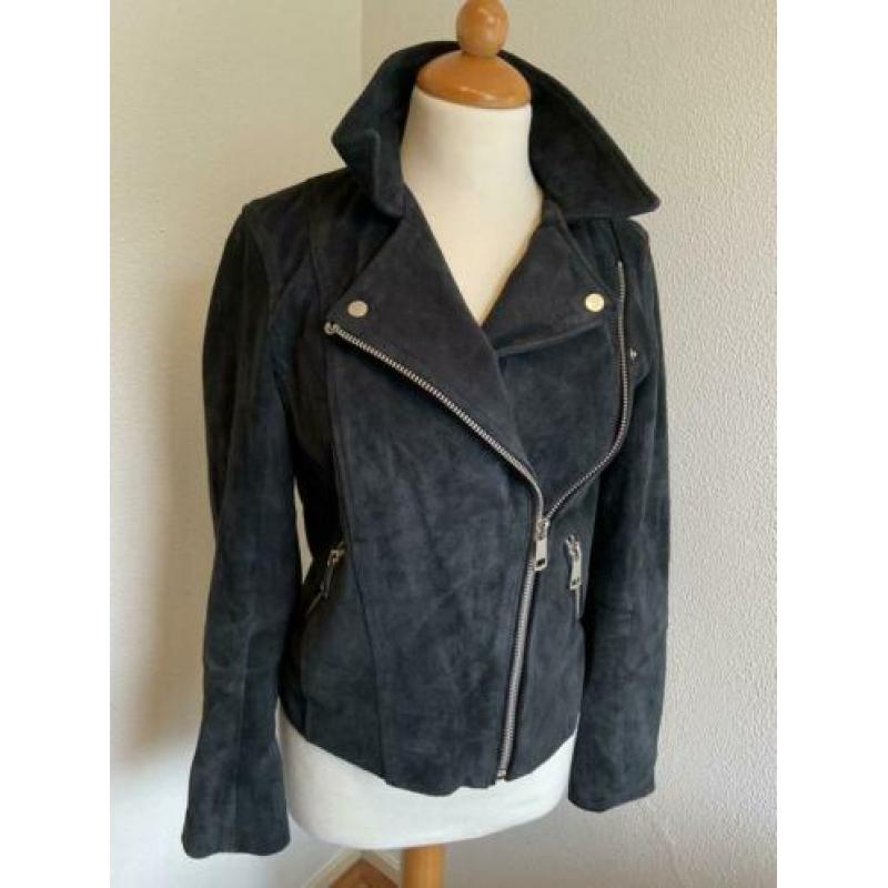 H&M suede jasje maat 34