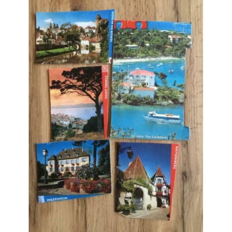 5 x 1000 stukjes puzzelen / puzzels