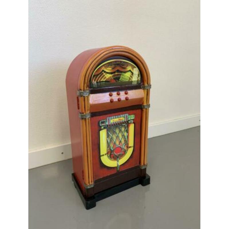 Wurlitzer OMT Look CD kastje - retro opbergkast