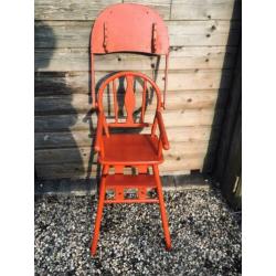 Vintage kinderstoel