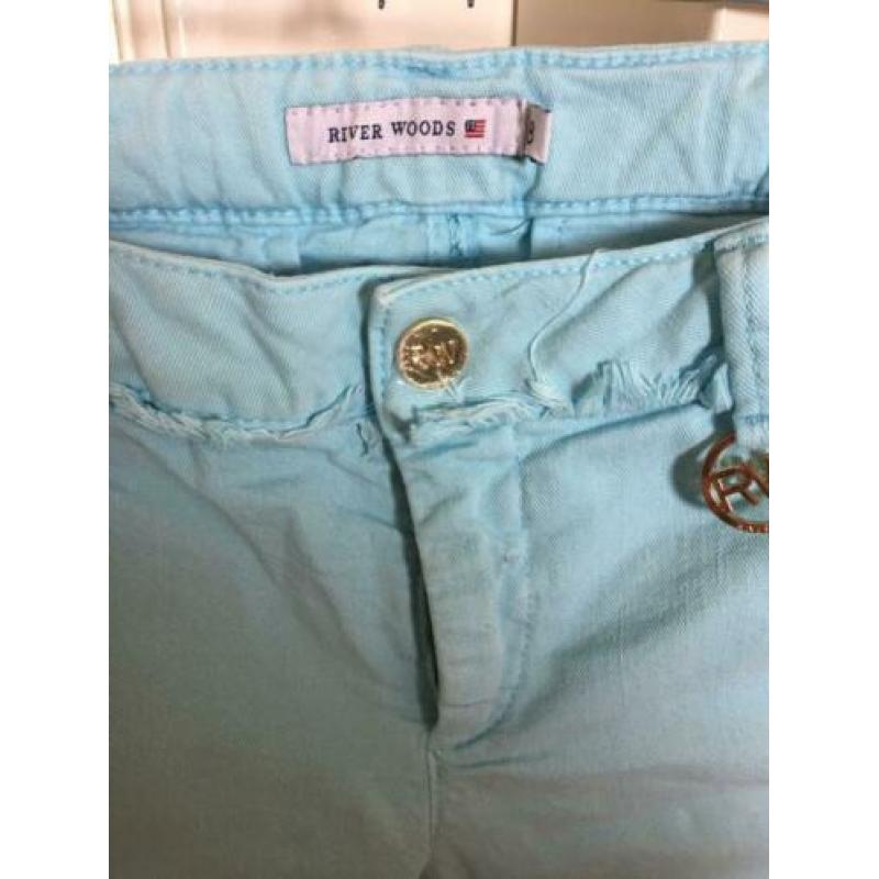 Mooie lichtblauwe Riverwoods broek maat 128